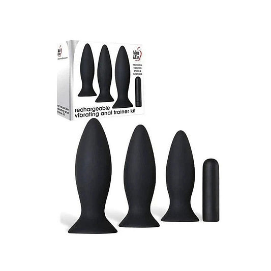Adam & Eve's Deluxe Vibrating Anal Exploration Kit - Butt Plugs