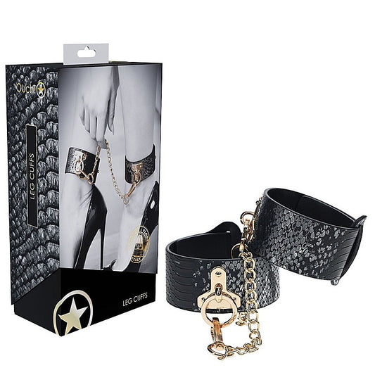 OUCH! Florence BDSM Play Leg Cuffs by Shots Toys - Cuffs and Restraints