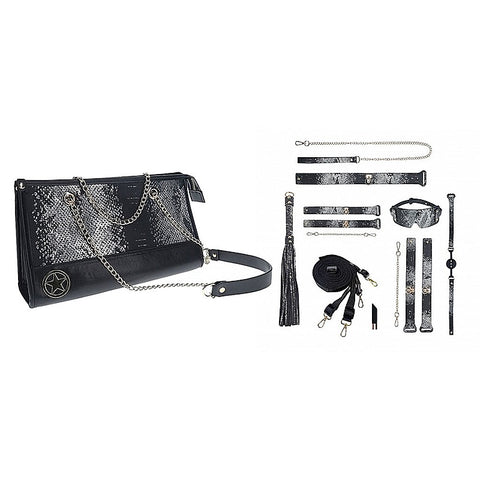 Elevate Your Intimate Experiences - OUCH! FLORENCE 8-Piece Bondage Set - Realistic Dildos