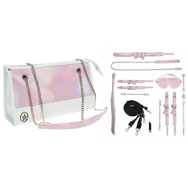 Elevate Your Intimate Experiences - OUCH! FLORENCE 8-Piece Bondage Set - Realistic Dildos