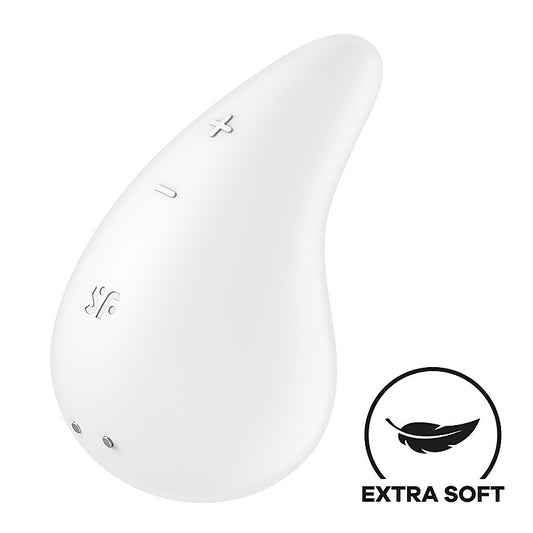 Satisfyer Dew Drop 12 Functions Lay-on Clitoral Vibrator - Clit Ticklers and Pulsators