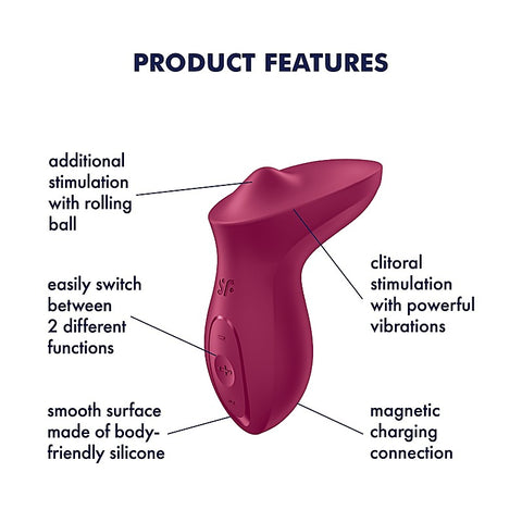 Exciterrr 13 Functions Vibrating Clitoral Stimulator - Rabbit Vibrators