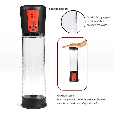 Maia JACKSON Premium USB-Powered Penis Enlargement Pump - Penis Pumps And Stretchers