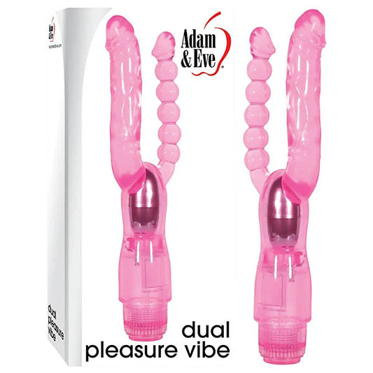 Adam & Eve's Dual Delight Vibrator - Versatile Pleasure - Anal Beads and Balls