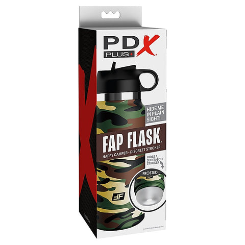 PDX Plus Fap Flask Happy Camper Mens Masturbator - Masturbators and Strokers