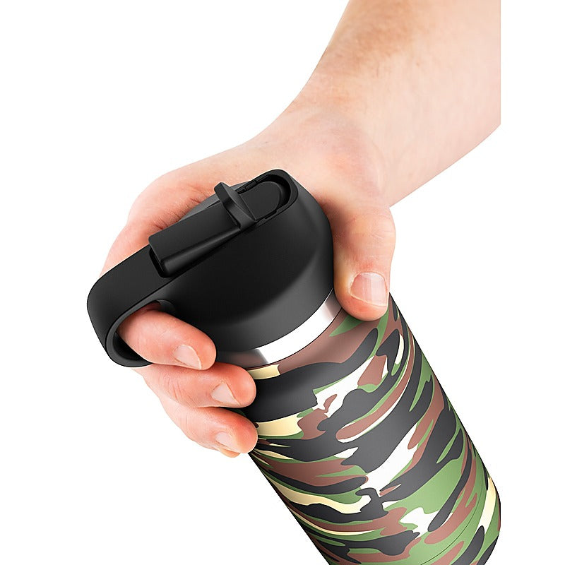 PDX Plus Fap Flask Happy Camper Mens Masturbator - Masturbators and Strokers