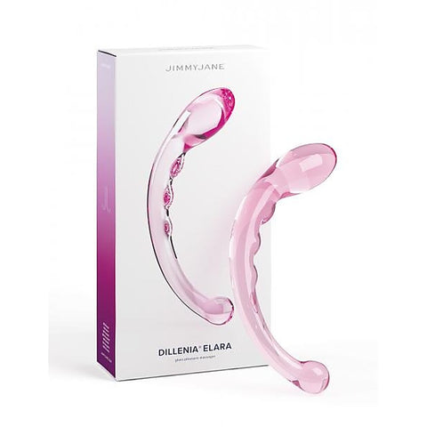 Dillenia Elara G-Spot Glass Dildo by JimmyJane - Realistic Dildos