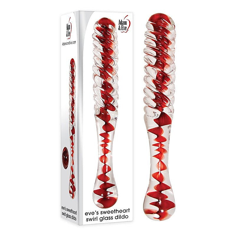 Professional Sweetheart Swirl by Adam & Eve - Glass Sex Toys