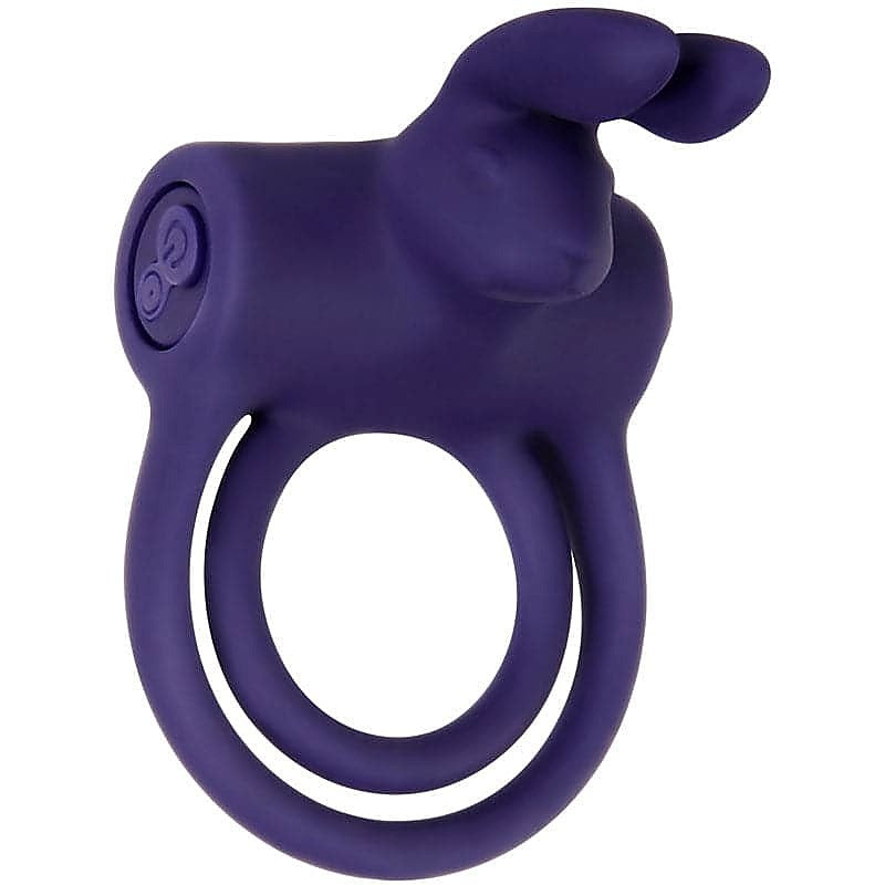 Silicone Rechargeable Pleasure C-Ring by Adam & Eve Sextoys - Vibrating Cock Rings