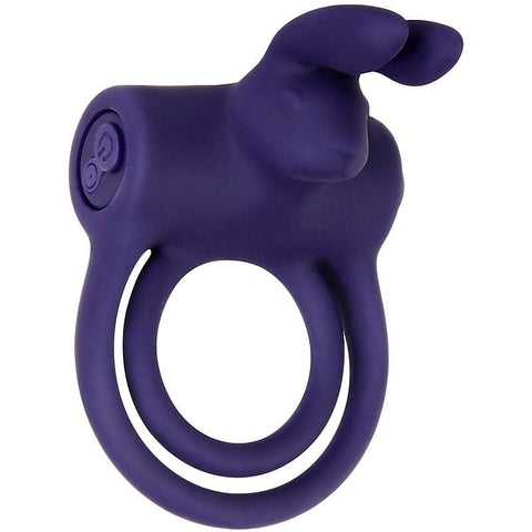 Silicone Rechargeable Pleasure C-Ring by Adam & Eve Sextoys - Vibrating Cock Rings