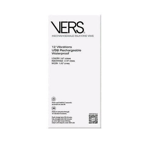 Vers Plug Vibe - Black Rechargeable