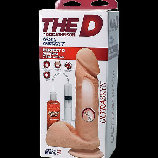 The D Squirting Realistic Dong and Balls by Doc Johnson - Realistic Dildos
