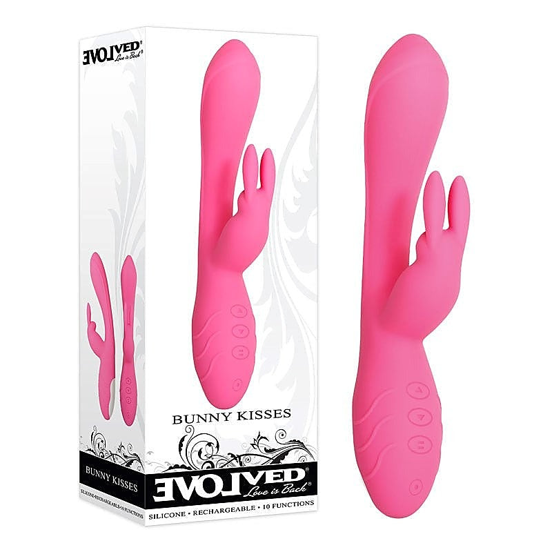 Professional-Grade Bunny Kisses by Evolved - Rabbit Vibrators