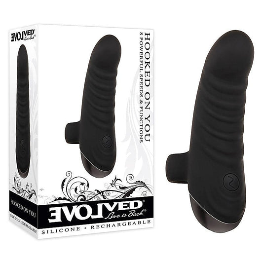 Evolved Hooked On You - Powerful Finger Vibrator for Sensual Exploration - Finger and Tongue Vibrators