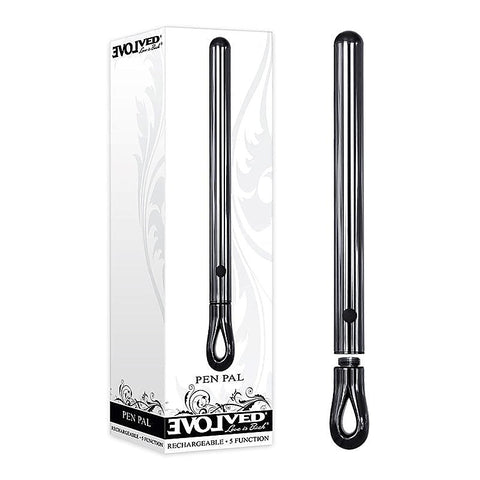 Pen Pal Rechargeable Metal Bullet by Evolved - Bullet Vibrators