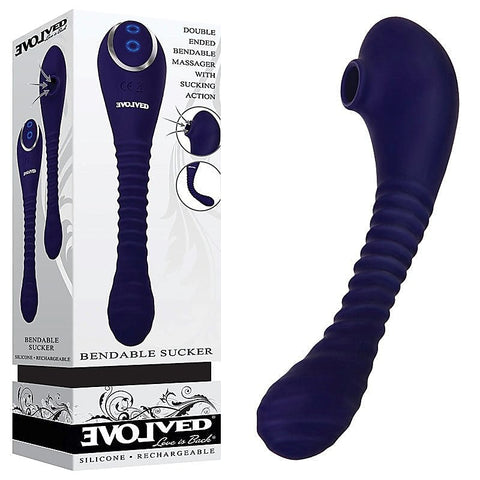 Premium Bendable Clitoral Sucker by Evolved - Clit Ticklers and Pulsators