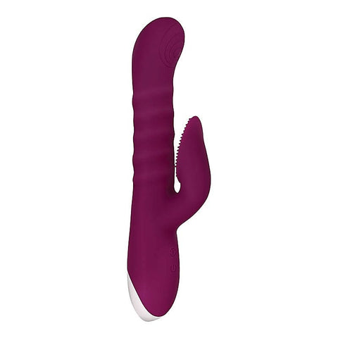 Lovely Lucy Burgundy Pleasure Enhancer by Evolved - Rabbit Vibrators
