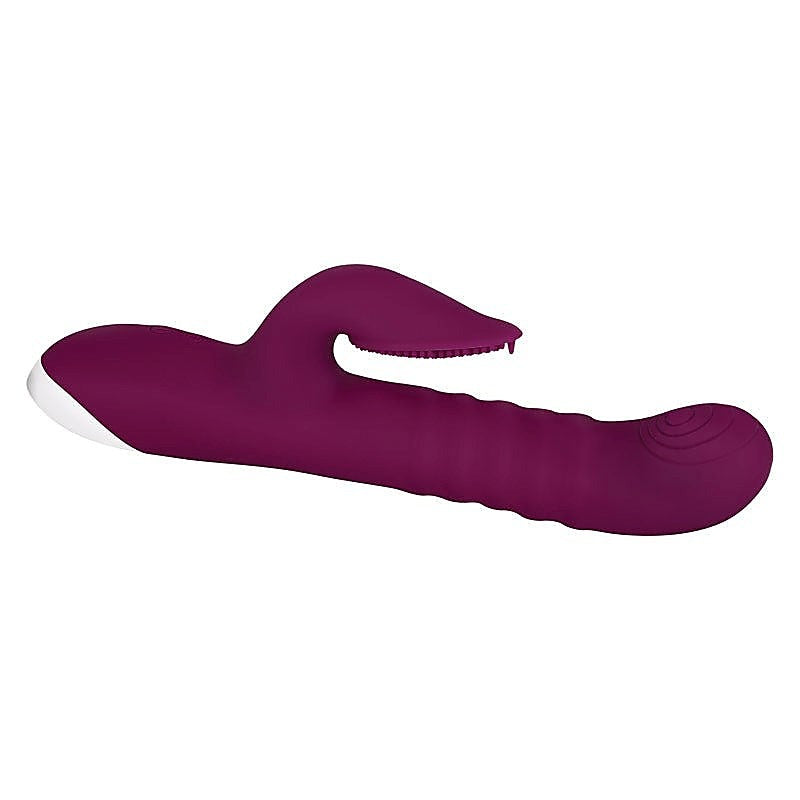 Lovely Lucy Burgundy Pleasure Enhancer by Evolved - Rabbit Vibrators