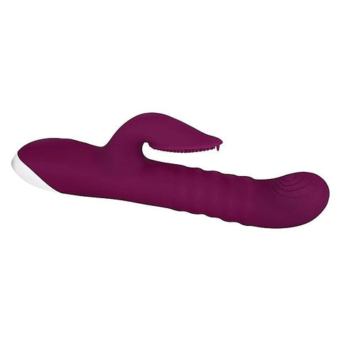 Lovely Lucy Burgundy Pleasure Enhancer by Evolved - Rabbit Vibrators