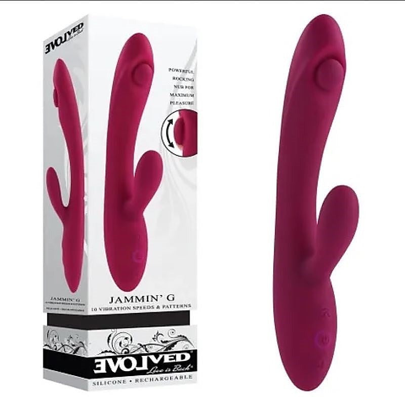 Premium Jammin' G-Spot Massager by Evolved - Rabbit Vibrators