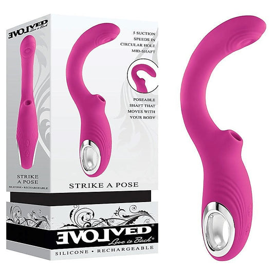 Evolved's Exquisite Strike A Pose - Redefine Your Pink Bliss - G-Spot Vibrators