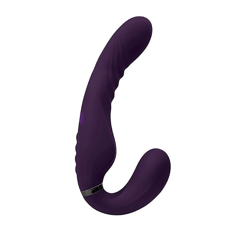 Share The Love Inflatable Vibrating Strap-On by Evolved - Strap On Sextoys