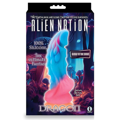 Professional-Grade Glow Dragon by Icon Brands - Realistic Dildos