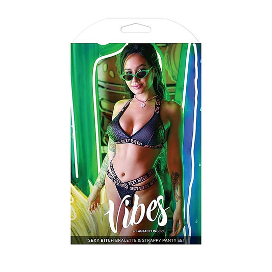 Vibes Sexy Bitch Lingerie Set - Elevate Your Allure - Bras and Bra Sets