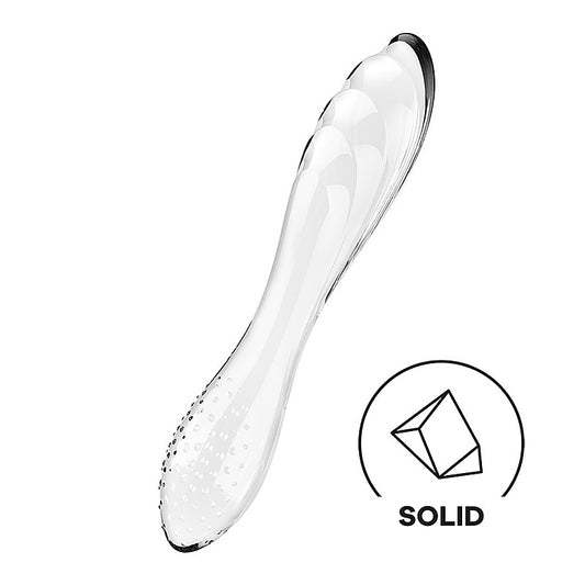 Satisfyer Dazzling Crystal 1 G Spot Glass Dildo