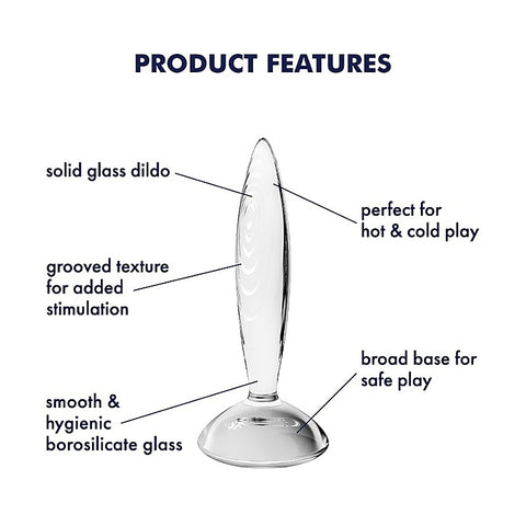 Satisfyer Sparkling Crystal Glass Butt Plug - Glass Sex Toys