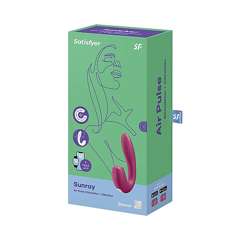 Sunray App Control G Spot and Clitoral Vibrator by Satisfyer - Remote Control Vibrators