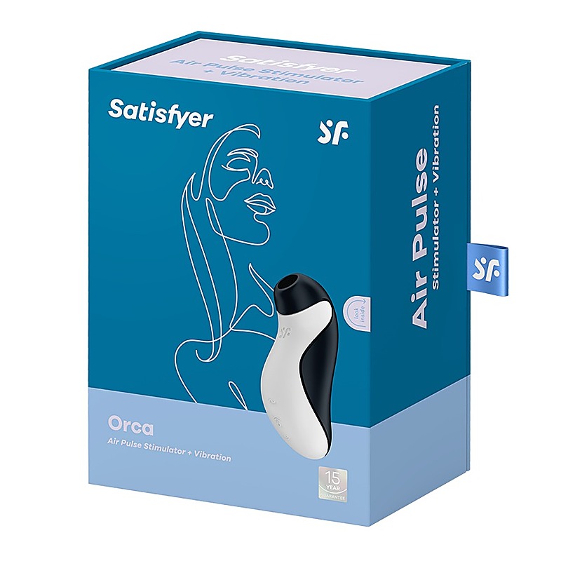Orca Air Pulse Multi Functions Clitoral Vibrator - Clit Ticklers and Pulsators