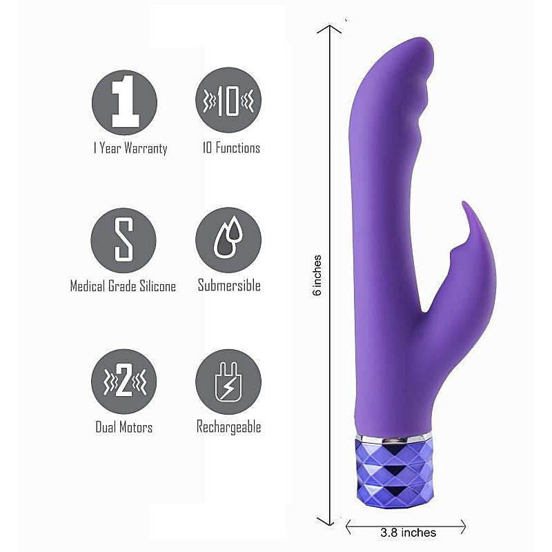 Premium Dual Pleasure Massager by Maia Toys - Rabbit Vibrators