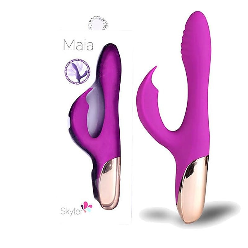 Maia Skyler Rechargeable Rabbit Vibe by Maia Toys - Body Wands