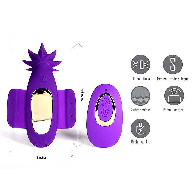 Maia Sativa 420 Rechargeable Remote Panty Vibe by Maia Toys - Remote Control Vibrators