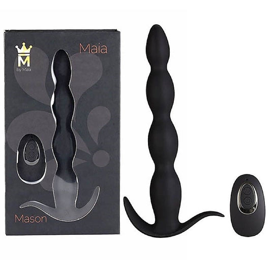 Maia Mason Rechargeable Anal Beads - Customizable Bliss for Endless Pleasure
