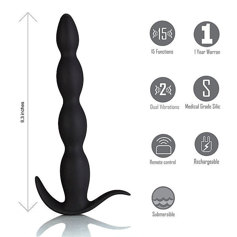 Premium Rechargeable Anal Beads by Maia Toys - Anal Beads and Balls