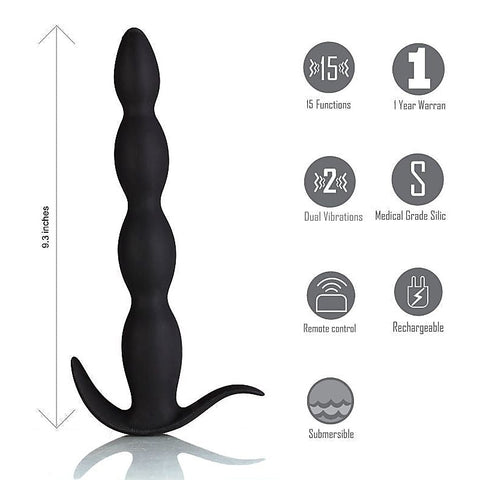 Premium Rechargeable Anal Beads by Maia Toys - Anal Beads and Balls