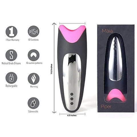 Premium Piper Warming Vibrator by Maia Toys - Masturbators and Strokers