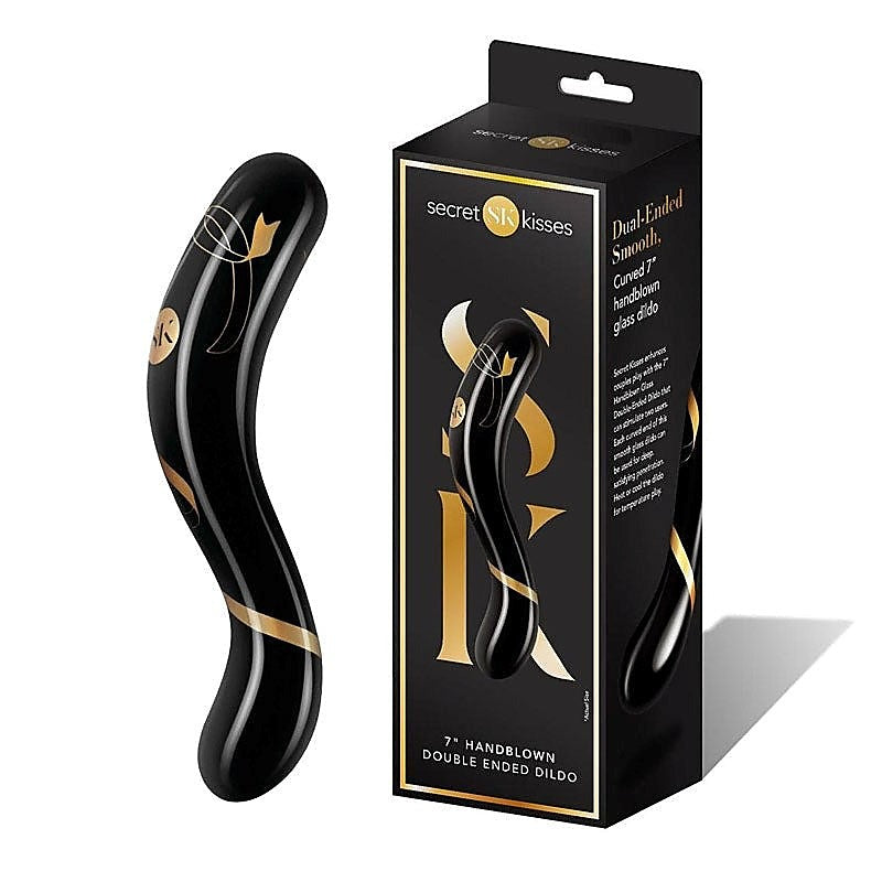 Secret Kisses Handblown Double Ended Dildo by Xgen Products - Double Ender
