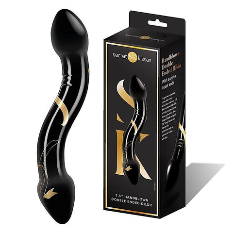 Secret Kisses Handblown Double Ended Dildo by Xgen Products - Double Ender