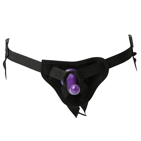 S&M Strap-On & Silicone Dildo Set by Sportsheets - Strap On Sextoys