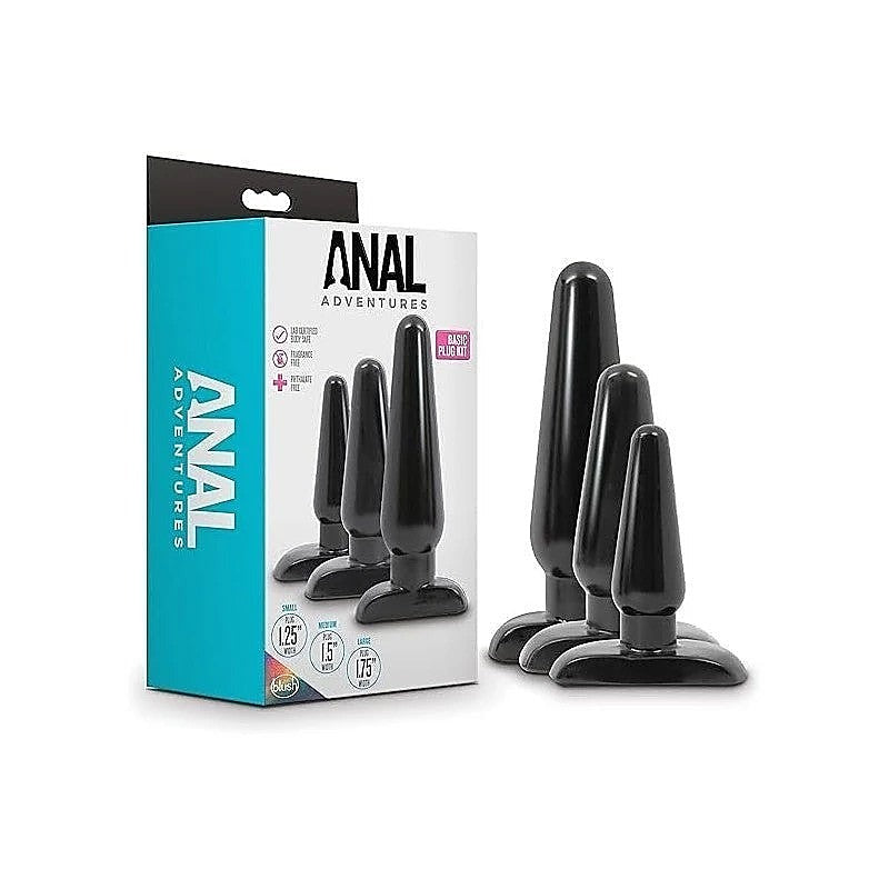 Anal Adventures - Discover Intimate Pleasures with Basic Plug Set - Butt Plugs