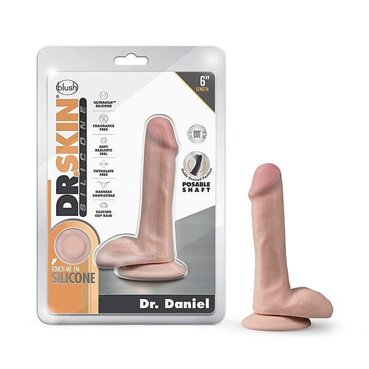 Blush Novelties Dr. Skin Ultrasilk Suction Cup Dildo 6 Inch Realistic - Realistic Dildos