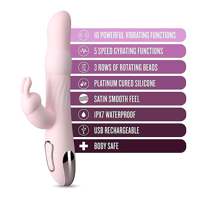 Lush Aurora Dual-Function Rabbit Vibrator by Blush Novelties - Rabbit Vibrators