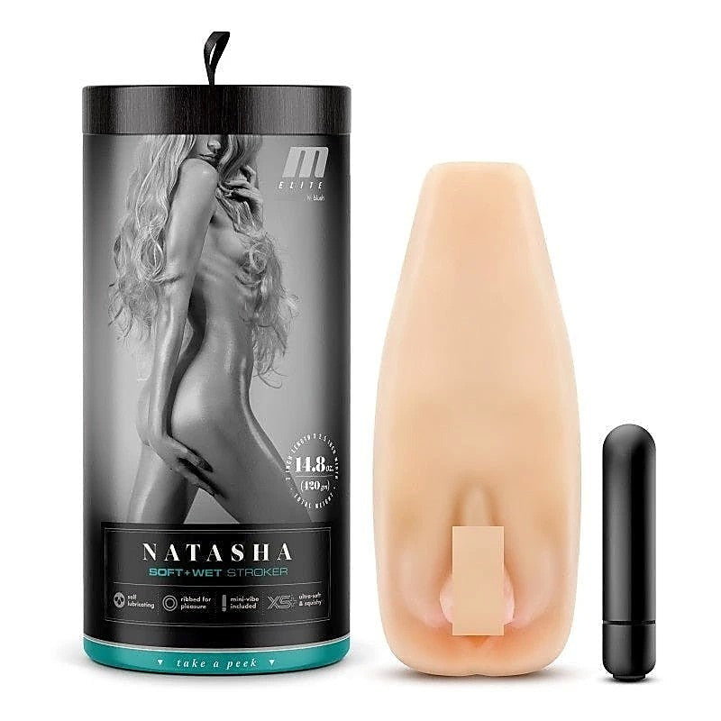 Natasha Vibrating Stroker by Blush Novelties - Masturbators and Strokers