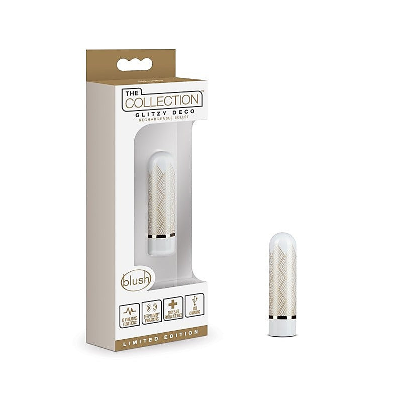 Premium Glitzy Deco Bullet by Blush Novelties - Bullet Vibrators