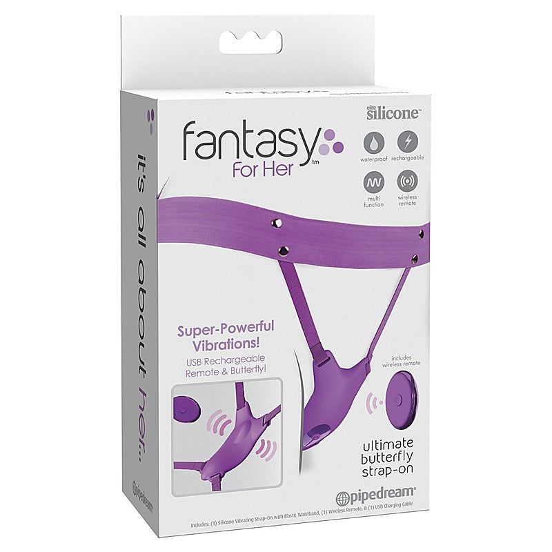 Fantasy For Her Ultimate Butterfly Strap-On Sex Toys - Strap On Sextoys