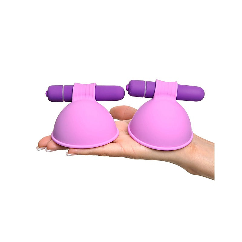 Fantasy For Her Vibrating Breast Suck-Hers Clamps - Nipple and Clit Clamps