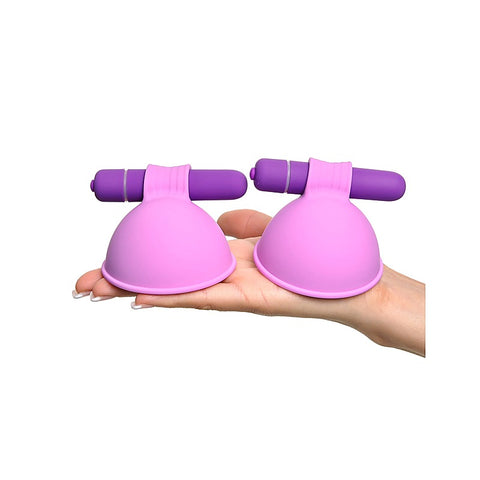 Fantasy For Her Vibrating Breast Suck-Hers Clamps - Nipple and Clit Clamps